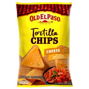 Quantas calorias em 100 Gramas Tortilla chips de queijo nacho, light?