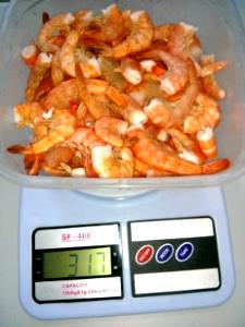 Quantas calorias em 100 Gramas Imitação de camarão?