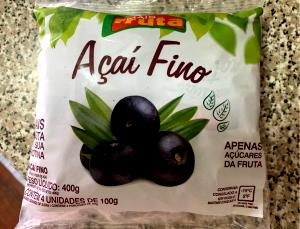 Quantas calorias em 100 ml Açaí Fino?