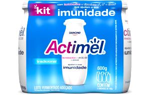 Quantas calorias em 100 ml Actimel Imunidade?