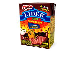 Quantas calorias em 100 ml Choco Lider?