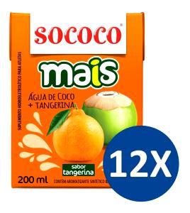 Quantas calorias em 100 ml Água de Coco + Tangerina?