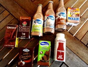 Quantas calorias em 100 Ml Leite com Chocolate?