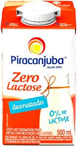 Quantas calorias em 100 ml Leite Desnatado 0% Lactose?