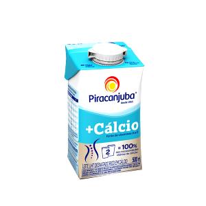 Quantas calorias em 100 Ml Leite (sem Gordura ou Desnatado, Enriquecido com Cálcio)?