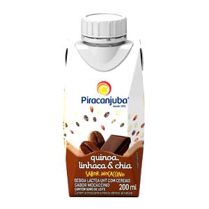 Quantas calorias em 100 ml Mocaccino Quinoa, Linhaça e Chia?