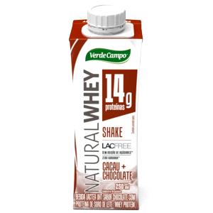 Quantas calorias em 100 ml Natural Whey Shake Chocolate?