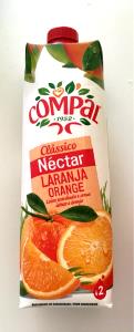 Quantas calorias em 100 ml Néctar de Laranja?