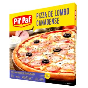 Quantas calorias em 100g (100 ml) Pizza Lombo Canadense com Requeijão?