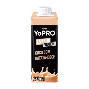 Quantas calorias em 100ml (100 g) YoPRO 15G High Protein Coco com Batata-Doce?