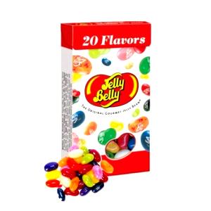 Quantas calorias em 11 unidades (20 g) Jelly Beans?