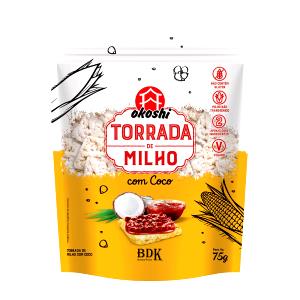 Quantas calorias em 11 unidades (30 g) Torrada de Milho com Coco?