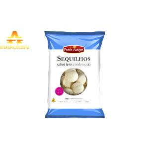 Quantas calorias em 12 unidade (30 g) Sequilhos Sabor Leite Condensado?