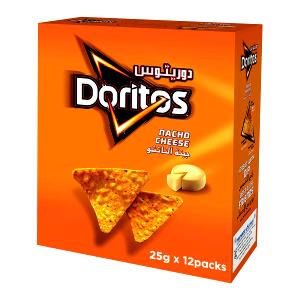 Quantas calorias em 12 unidades (25 g) Tortilla Chips?
