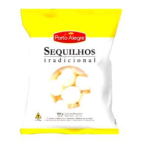 Quantas calorias em 12 unidades (30 g) Sequilhos Tradicional?