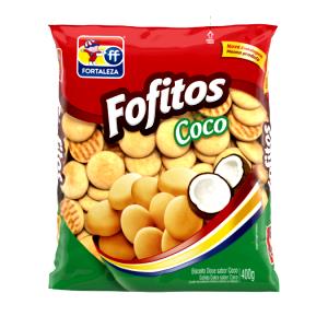 Quantas calorias em 16 biscoitos (30 g) Fofitos Coco?