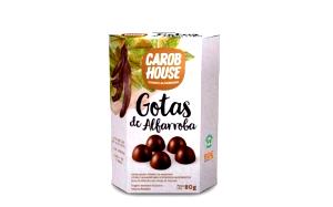 Quantas calorias em 18 gotas (25 g) Gotas de Alfarroba?