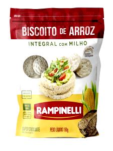 Quantas calorias em 18 unidades (30 g) Biscoito de Arroz Integral com Milho?