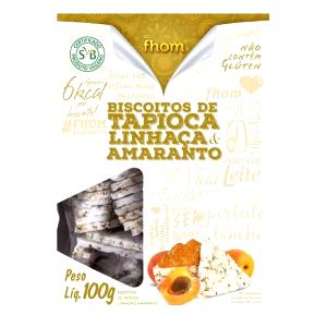 Quantas calorias em 19 unidades (30 g) Biscoito de Tapioca Linhaça e Amaranto?