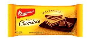 Quantas calorias em 2 1/2 biscoitos (30 g) Wafer Sabor Chocolate?