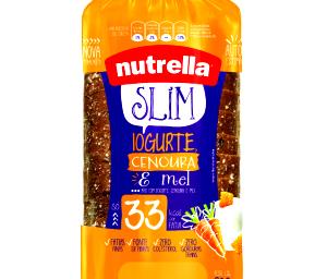 Quantas calorias em 2 1/2 fatias (50 g) Pão Integral Slim?