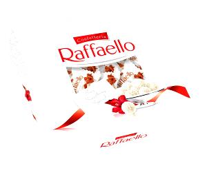 Quantas calorias em 2 1/2 unidades (25 g) Raffaello?