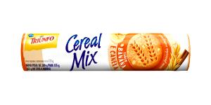 Quantas calorias em 2 1/2 unidades (30 g) Triunfo Cereal Mix Aveia e Maçã?