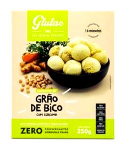 Quantas calorias em 2 1/2 unidades (50 g) Pãozinho de Grão de Bico?