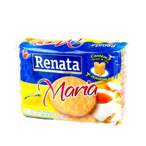 Quantas calorias em 2 biscoitos (10 g) Maria Biscoito Doce?