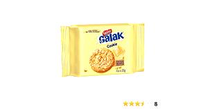 Quantas calorias em 2 biscoitos (20 g) Cookie Galak?