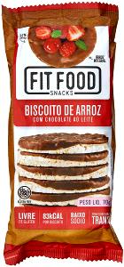 Quantas calorias em 2 biscoitos (30 g) Biscoito de Arroz com Chocolate Ao Leite?