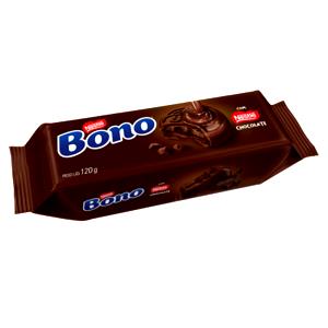 Quantas calorias em 2 biscoitos (30 g) Bono Triplo Chocolate?