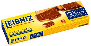 Quantas calorias em 2 biscoitos (30 g) Choco Leibniz?