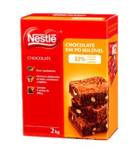 Quantas calorias em 2 colheres (20 g) Chocolate em Pó Solúvel 32%?