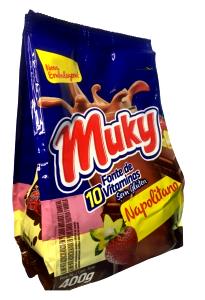 Quantas calorias em 2 colheres (20 g) Muky Napolitano?