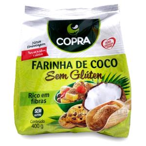 Quantas calorias em 2 colheres de chá (12 g) Farinha de Coco Premium?