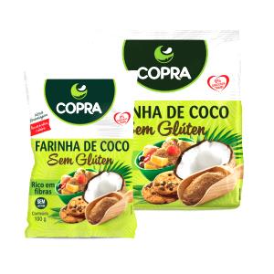 Quantas calorias em 2 colheres de chá (12 g) Farinha de Coco?