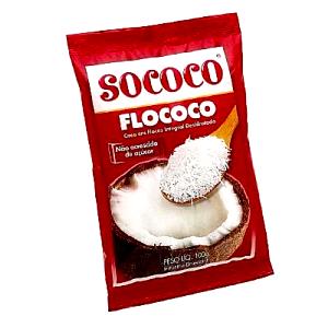 Quantas calorias em 2 colheres de chá (12 g) Flococo?