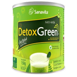 Quantas calorias em 2 colheres de sobremesa (15 g) Detox Green?