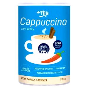 Quantas calorias em 2 colheres de sopa (18 g) Cappuccino com Whey?