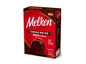 Quantas calorias em 2 colheres de sopa (20 g) Cacau em Pó 100% Melken?