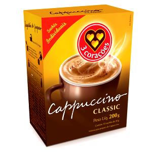 Quantas calorias em 2 colheres de sopa (20 g) Cappuccino Moça?