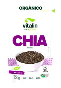 Quantas calorias em 2 colheres de sopa (20 g) Chia em Grãos?