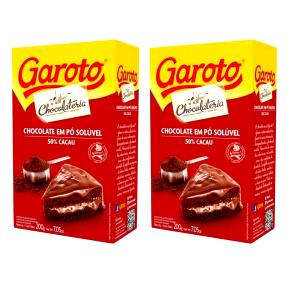 Quantas calorias em 2 colheres de sopa (20 g) Chocolate Em Pó 37% Cacau?