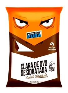 Quantas calorias em 2 colheres de sopa (20 g) Clara de Ovo Desidratada Sabor Chocolate?