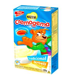 Quantas calorias em 2 colheres de sopa (20 g) Cremogema Tradicional?