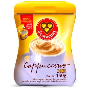 Quantas calorias em 2 colheres de sopa (25 g) Cappuccino Diet?