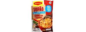 Quantas calorias em 2 colheres de sopa (25 g) Sopão Carne com Legumes?