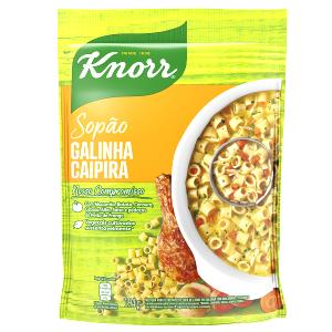 Quantas calorias em 2 colheres de sopa (25 g) Sopão com + Macarrão?