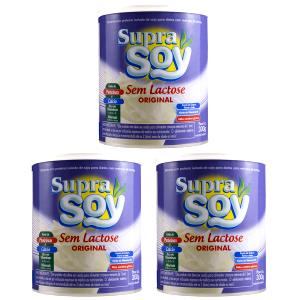 Quantas calorias em 2 colheres de sopa (26 g) Supra Soy sem Lactose Original?